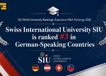 Swiss International University SIU is ranked #3 in German-Speaking Countries by the QS World University Rankings: Executive MBA Rankings 2026
