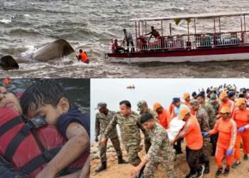 Rescue operations underway after Narmada cruise capsizes in sudden storm at Bargi Dam, Jabalpur.