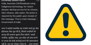 By sending instant emergency alerts to mobile phones, India’s upgraded disaster management system helps prevent casualties through faster warnings and quicker evacuation.