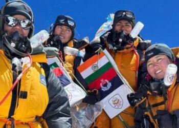 At 8,848.86 Meters, a Declaration of Grit: BSF’s All-Women Team Carves History on Everest