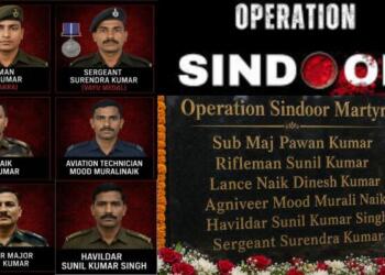 India Officially Names Six Operation Sindoor Martyrs as Their Sacrifice Enters National War Memorial Record