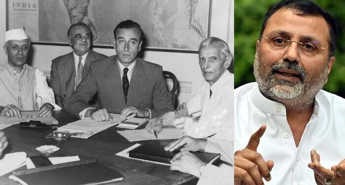 June 3, 1947 Revisited: Nishikant Dubey Blames Nehru-Gandhi Family for Partition and Kashmir Crisis