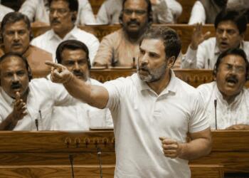 NEET Debate Erupts in Lok Sabha After Rahul Gandhi’s ‘Idiot’ and ‘Andhbhakt’ Remarks Trigger Uproar