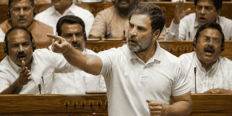 NEET Debate Erupts in Lok Sabha After Rahul Gandhi’s ‘Idiot’ and ‘Andhbhakt’ Remarks Trigger Uproar