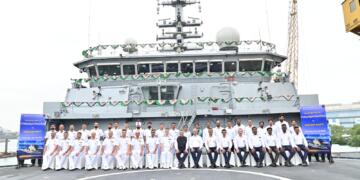 INS Nipun, India's second indigenous Diving Support Vessel built by Hindustan Shipyard Limited for the Indian Navy.