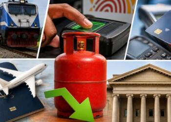 July 1 Policy Reset: LPG Prices Slashed, Aadhaar, Railways, Banking and Passport Rules See Major Changes