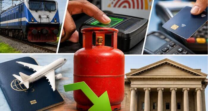 July 1 Policy Reset: LPG Prices Slashed, Aadhaar, Railways, Banking and Passport Rules See Major Changes
