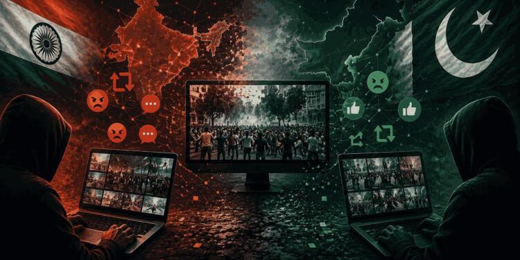 Pakistani Influencers Target India Online through CJP Protest