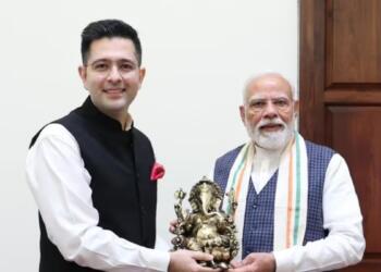 Raghav Chadha meets PM Modi in first such interaction since his switch to BJP