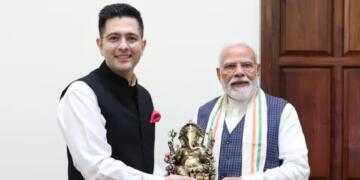 Raghav Chadha meets PM Modi in first such interaction since his switch to BJP