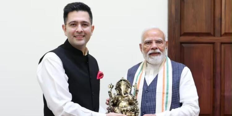 Raghav Chadha meets PM Modi in first such interaction since his switch to BJP