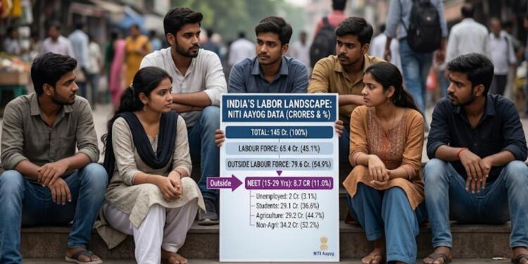 India’s Hidden Crisis: 8.7 Crore Youth Neither Studying Nor Working Threaten ‘Viksit Bharat’ Vision