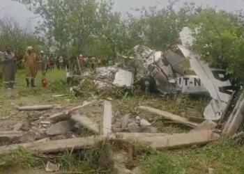Two Pilots Killed as Training Aircraft Crashes Near Ganga in Kanpur