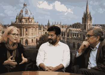 Revanth Reddy’s Oxford Meeting Sparks Row Over Allegations of anti-Hindu bias