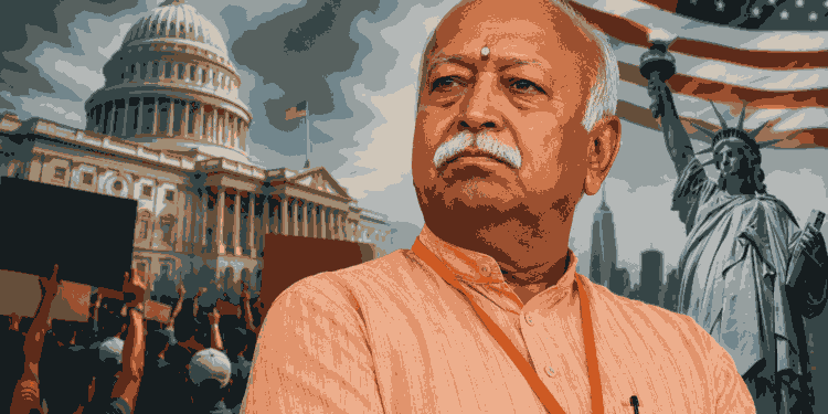 ‘Hate Campaign’ Intensifies Ahead of Mohan Bhagwat’s US Visit as Justice For All Seeks to Block RSS Chief