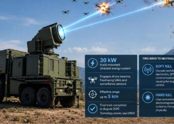 DRDO’s 30 kW Laser Weapon Set for Production Model Within a Year