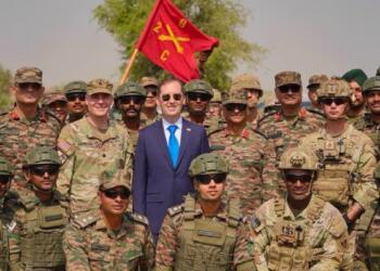 US Ambassador Sergio Gor Hails Indo-US Troops Training Together at Mahajan Range, Calls Yudh Abhyas a Sign of Deepening Defence Ties