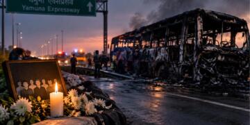 Nine Burned Alive, a Pattern Ignored: What the Yamuna Expressway Bus Fire Says About India’s Broken Road Safety Net