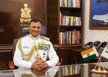 How crowded has the Indian Ocean become, and what did the Navy chief say on a third aircraft carrier?