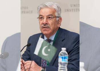 Pakistan defence minister’s throat gesture at Afghan woman journalist draws condemnation