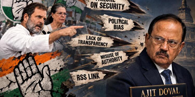 Explainer: Congress’s campaign against NSA Ajit Doval, and how the BJP is hitting back