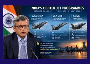 Defence Secretary lays out India’s full fighter jet timeline: Tejas Mk1A squadron by year-end, LCA Mk2 in 2027, AMCA in 2028