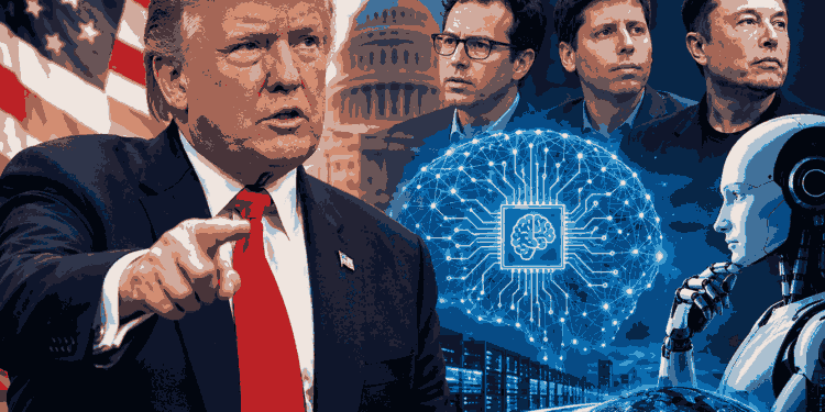 Trump Rejects AI slowdown Push, Says America Cannot Afford to Fall Behind