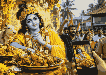 Hindu Festivals Draw Controversy Over Krishna-Chicken Ads