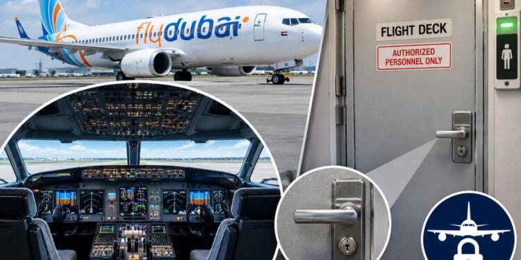 How did a wounded Captain Smit Machchhar open the FZ1073 cockpit door?