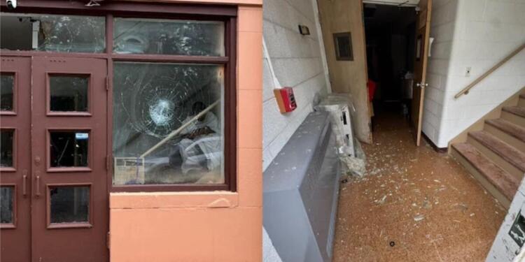 Brick attack on Ohio Hindu temple while worshippers were inside; US groups call for action