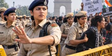 On Delhi’s Protest Front Line, Women Police Took the Pushes, the Blows and the Blame