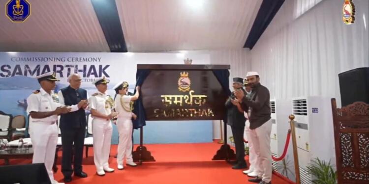 Navy Commissions INS Samarthak at Karwar as Fleet Expansion Quickens; China’s Lead Still Wide