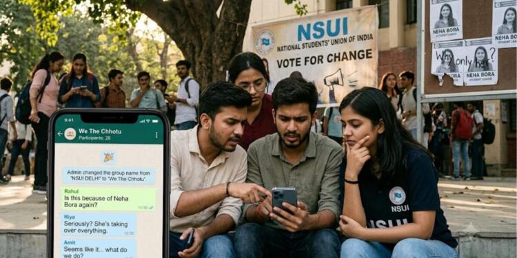 NSUI WhatsApp group renamed “We The Chhotu” over Neha Bora’s prominence