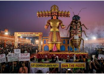 Delhi Ramlila to burn 30-foot cockroach effigy alongside Ravana amid CJP protests