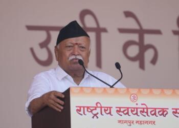 Mohan Bhagwat Warns ‘Regime Change’ Will Not Succeed in India, Praises Pilot Smit Machchhar
